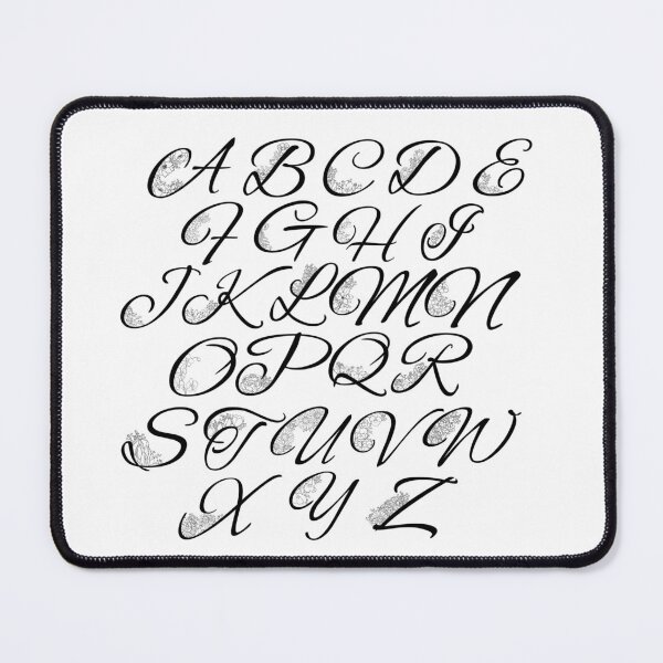 Item preview, Floral alphabet designed and sold by FloralMooCow.
