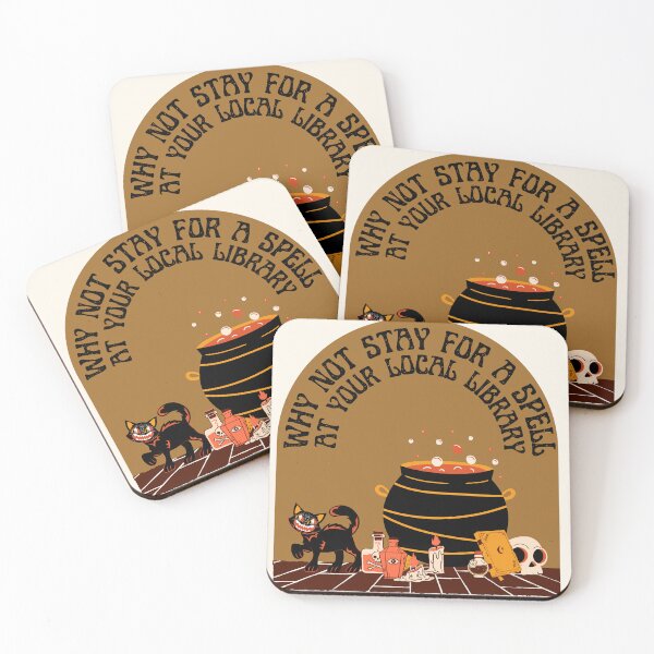 Item preview, Stay for a Spell at your Local Library designed and sold by Cucubert.