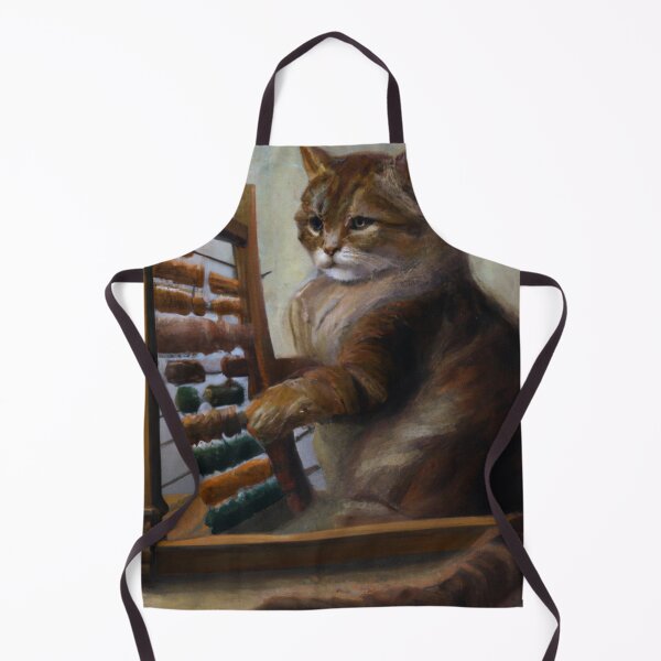 Item preview, Remy the Cat, doing math (Romanticism) designed and sold by thecatandkettle.