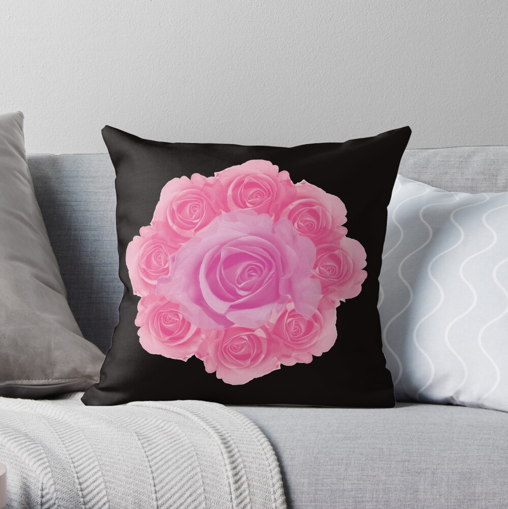 Coussin « Rose is a rose»