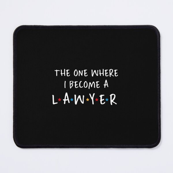 Item preview, The One Where I Become A Lawyer Law School Graduation Gift  designed and sold by RedArtsDesign.