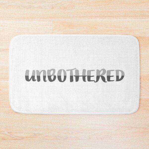 Item preview, Unbothered Two-Tone Gray, Fun Drama-Free Statement (White Background) designed and sold by ArtByLM.