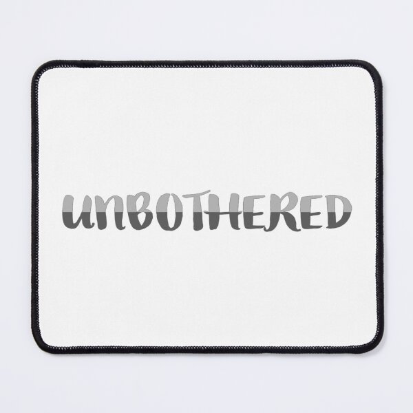 Item preview, Unbothered Two-Tone Gray, Fun Drama-Free Statement (White Background) designed and sold by ArtByLM.