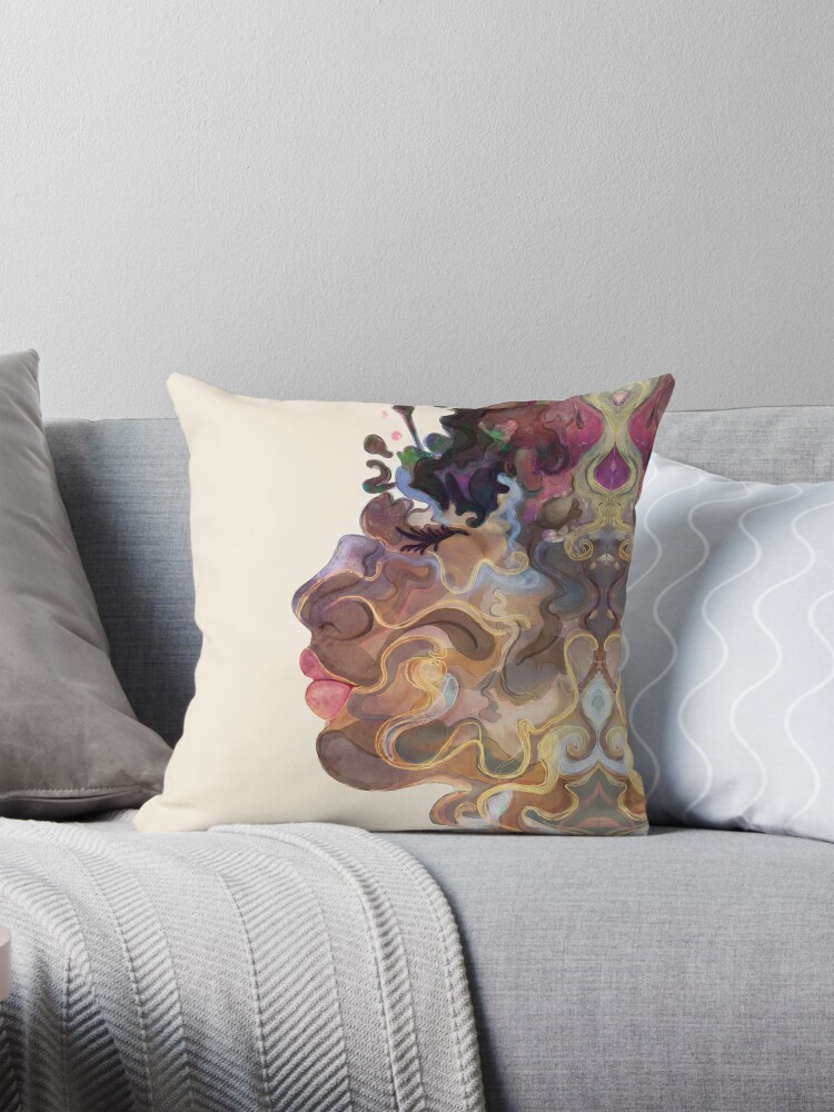Item preview, Throw Pillow designed and sold by werewolfmack.