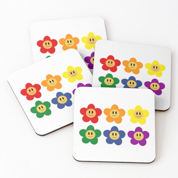Item preview, Cute LGBT Rainbow Flowers designed and sold by usernamenaijan.