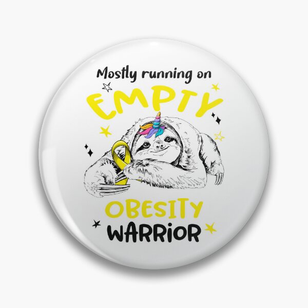 Item preview, Mostly running on Empty Obesity Warrior designed and sold by ElizabethS809.
