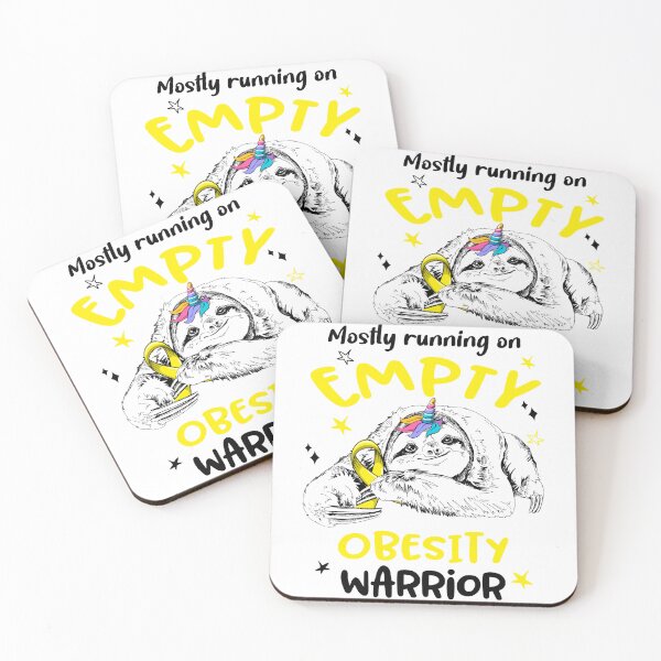 Item preview, Mostly running on Empty Obesity Warrior designed and sold by ElizabethS809.