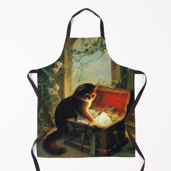 Item preview, Zemo the Cat, with a treasure chest (Romanticism) designed and sold by thecatandkettle.
