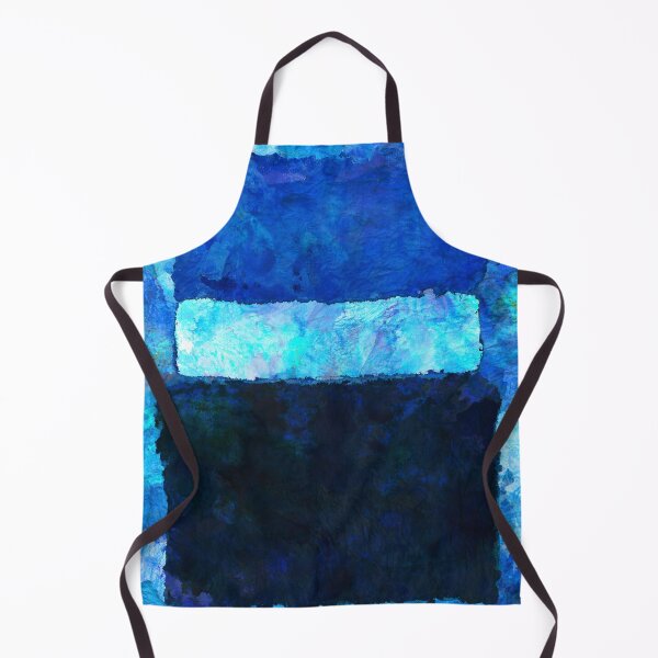 Item preview, Vertical Blue Color Blocks Modern Abstract Art designed and sold by Sharon Cummings Art.