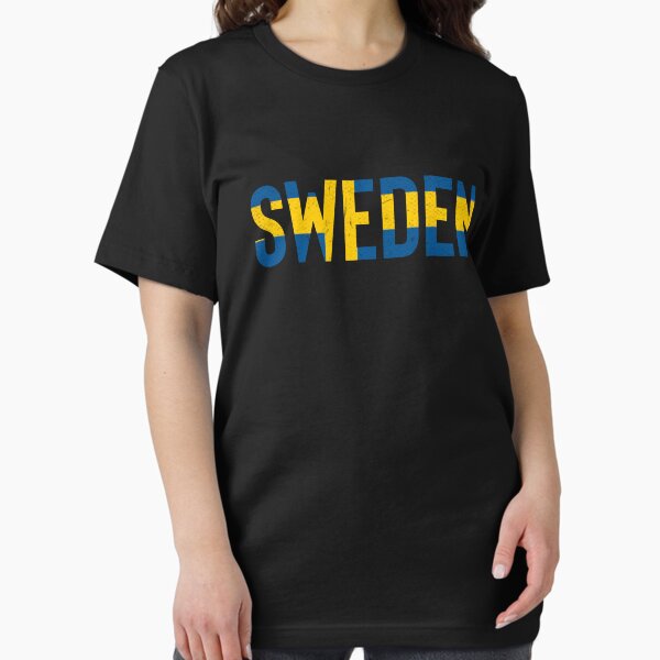 Item preview, Swedish Flag T-Shirt, Vintage Made In Sweden Gift designed and sold by RedArtsDesign.