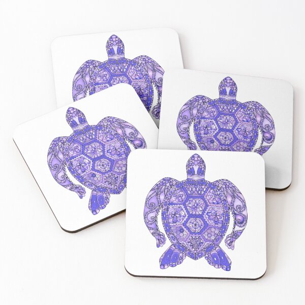 Item preview, Purple Neon Turtle with Patterns designed and sold by Dven-Clothes.