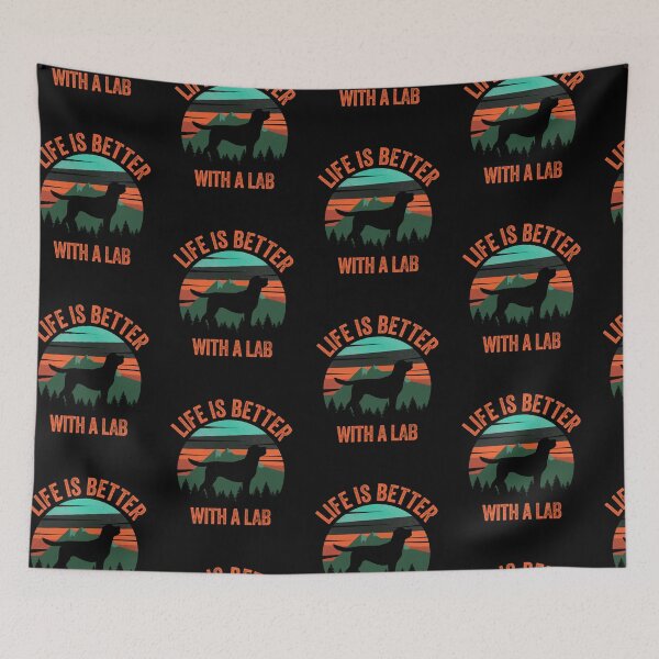 Item preview, Life Is Better With A Labrador Vintage Dog Gift  designed and sold by Guarddogdrive.