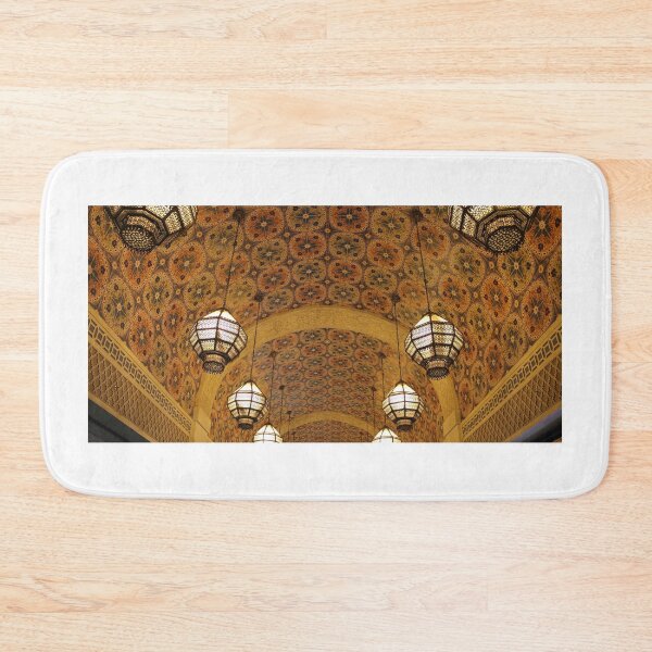 Item preview, Beautiful gold chandelier on the pattern design Ceiling  designed and sold by MubaraksArt.