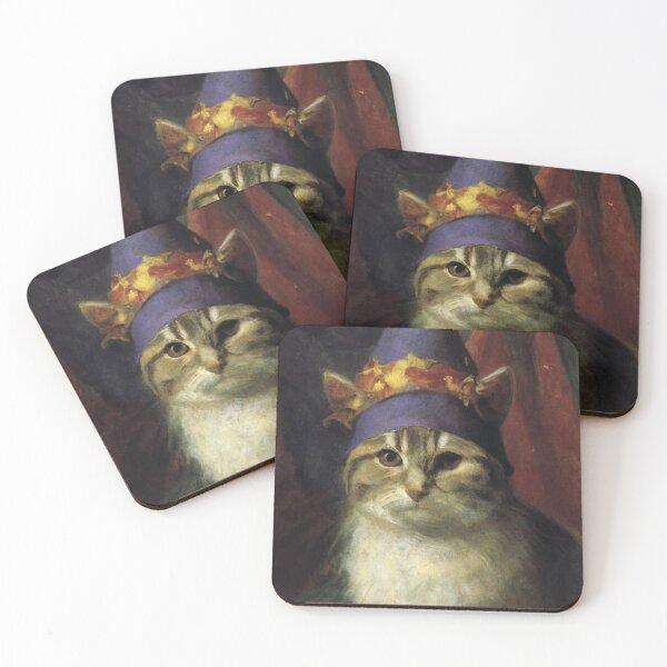Item preview, Larry the Cat, in his hat (Romanticism) designed and sold by thecatandkettle.