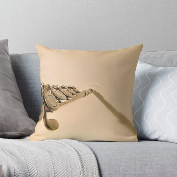 Fading Notes Throw Pillow