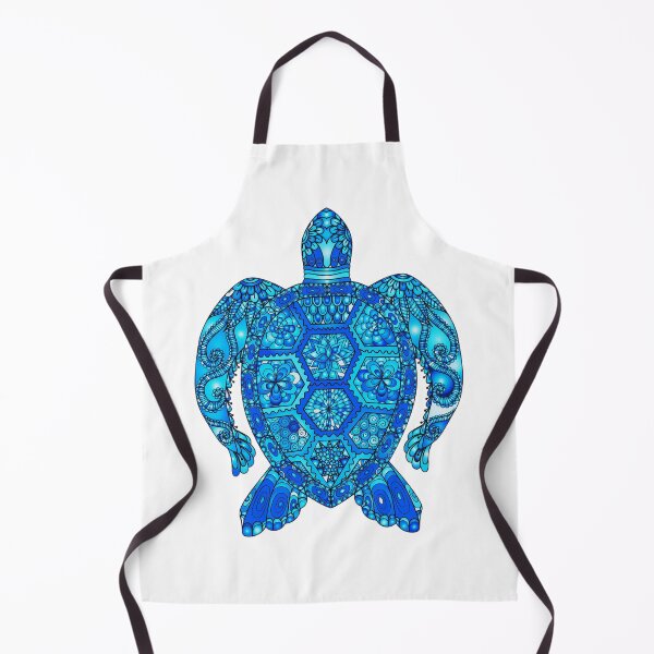 Item preview, Blue Neon Turtle with Patterns designed and sold by Dven-Clothes.