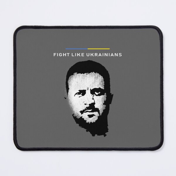 Item preview, Ucrania Zelensky Cara Zelensky Cita Luchar como ucranianos designed and sold by Aide.