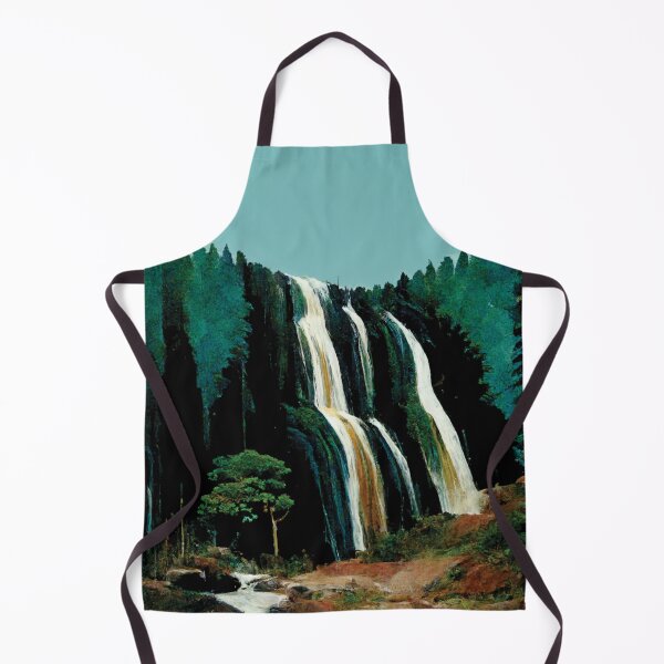 Item preview, Waterfall in the Forest Collage designed and sold by visionaryberry.