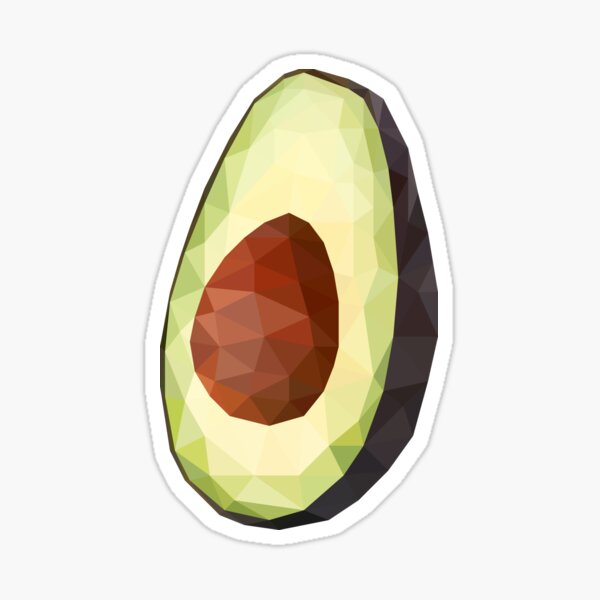 Item preview, Avocado - Low Poly designed and sold by lurchmerch.
