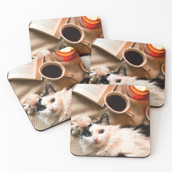 Item preview, SUBLIME #26 - Cat Candle Coffee and Book - Heaven designed and sold by DEL-Productions.