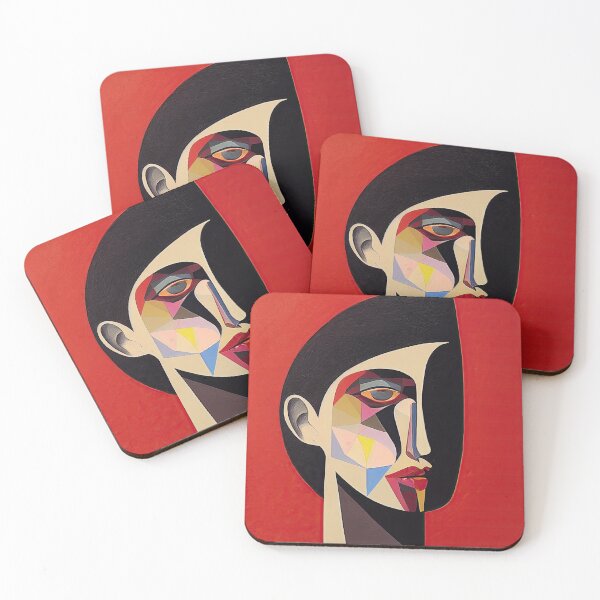 Item preview, Face of a woman in abstract modern fine art look. designed and sold by mrlongfield.