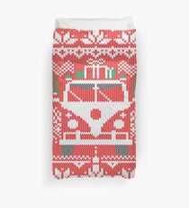 Funda nórdica Estilo de punto retro Vintage Camper Van Sweater
