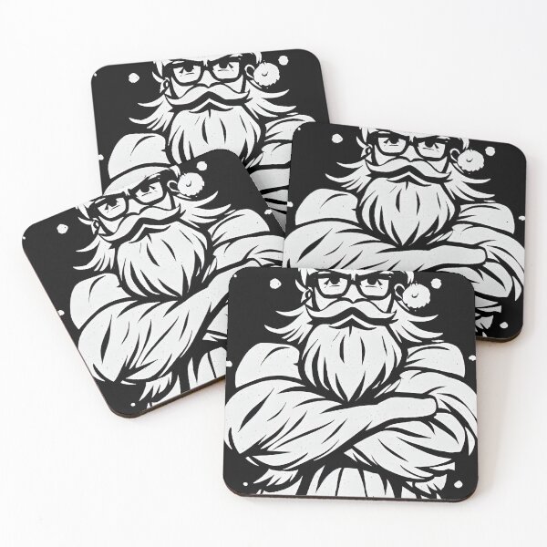 Item preview, Santa Hipster designed and sold by Jada-Art-Shop.