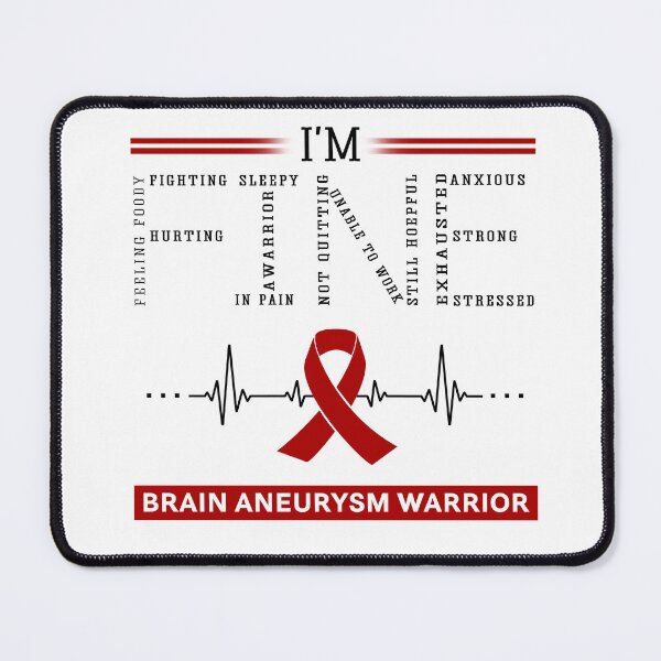 Item preview, I'm Fine Brain Aneurysm Warrior Support Brain Aneurysm Awareness Gifts designed and sold by rechardtee.