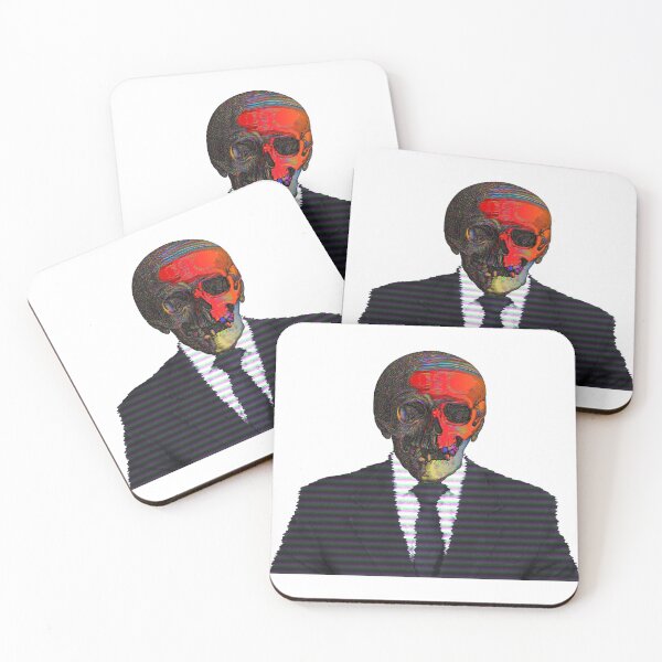 Artikelvorschau, Business as usual - abstrakter Totenkopf im Anzug entworfen und verkauft von MyMerch4u.