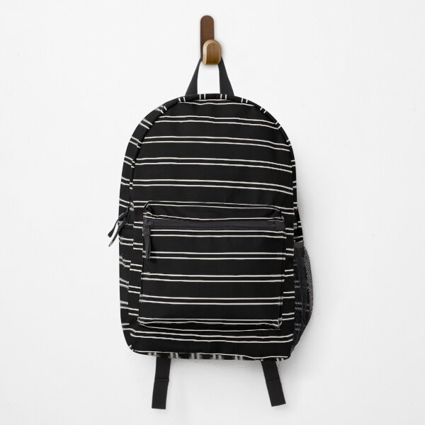 Item preview, Classic Pinstripes Black and Linen White designed and sold by tonymagnerart.