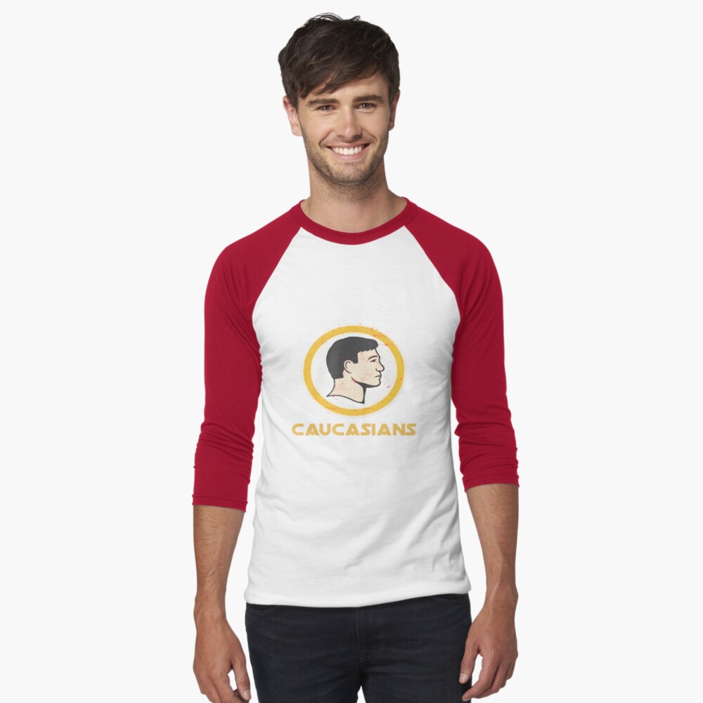  Caucasians Funny Vintage Caucasians Pride T-Shirt