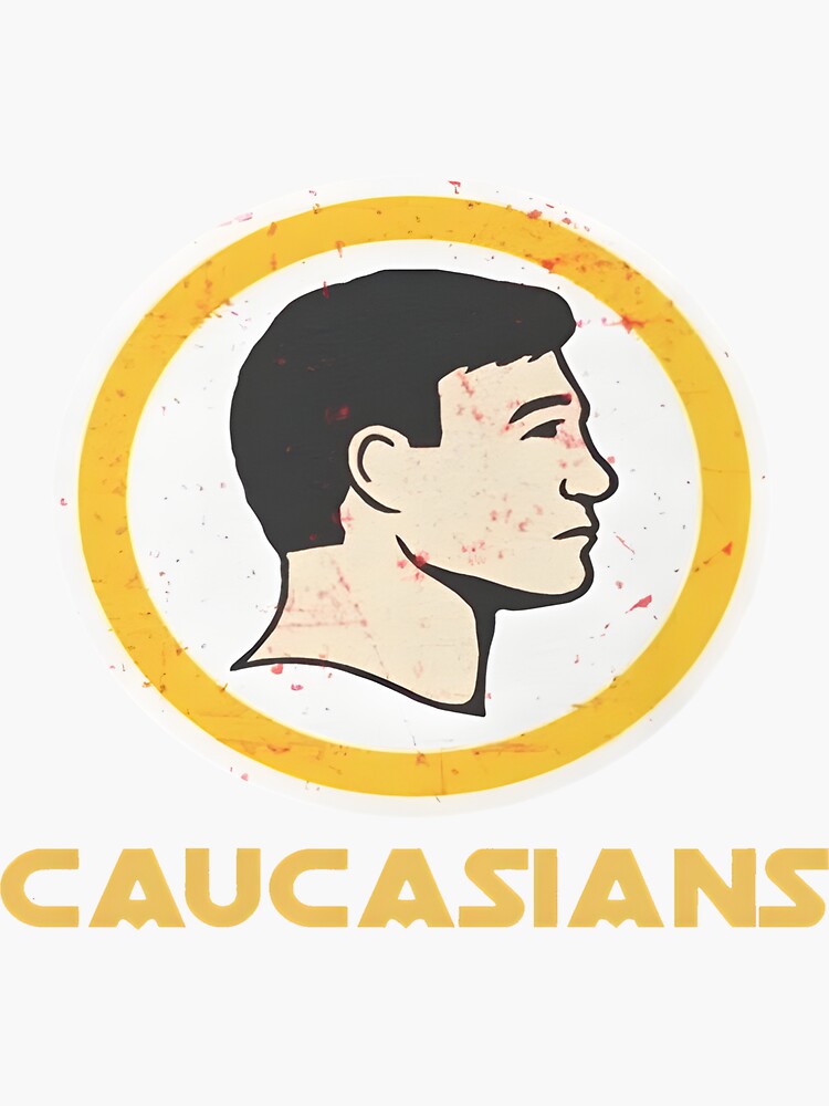  Caucasians Funny Vintage Caucasians Pride T-Shirt