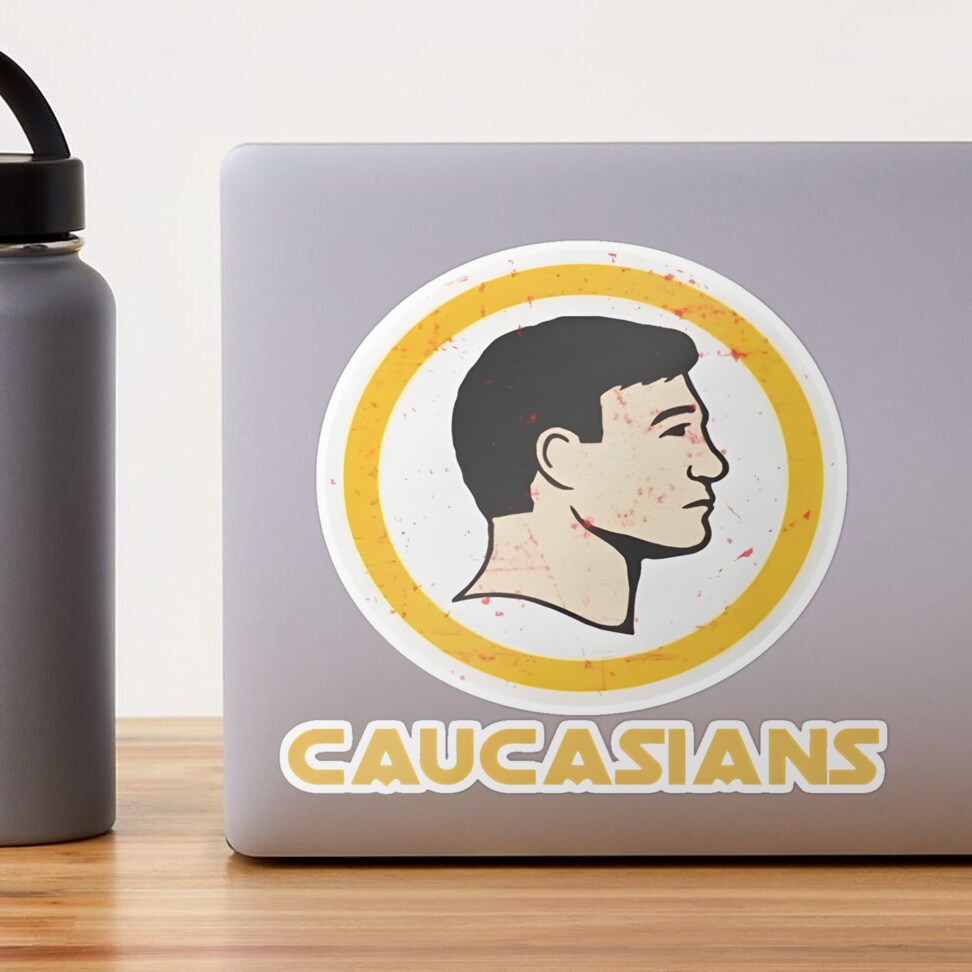 caucasians Sticker for Sale by Slayzer777