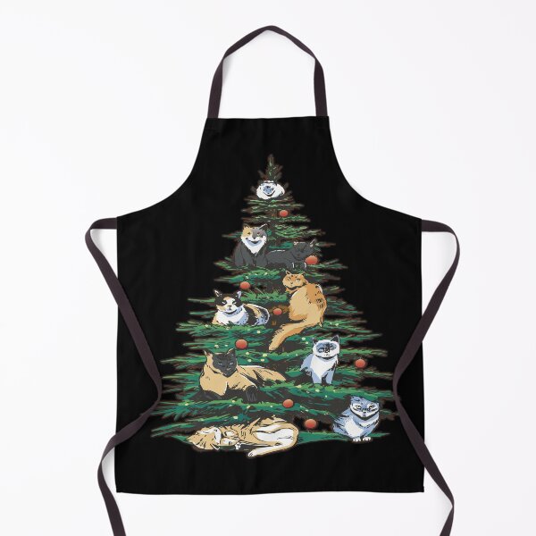 Item preview, Árbol de Navidad con gatos divertidos regalos de amantes de los gatos para mujeres niños niños designed and sold by Countrysmart.