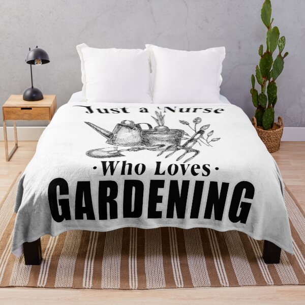 Item preview, Just a nurse who loves gardening designed and sold by TaraGbear.