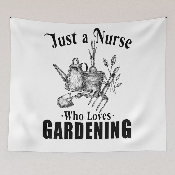 Item preview, Just a nurse who loves gardening designed and sold by TaraGbear.