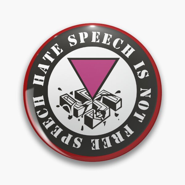 Item preview, hate speech is not free  speech designed and sold by remerasnerdas.