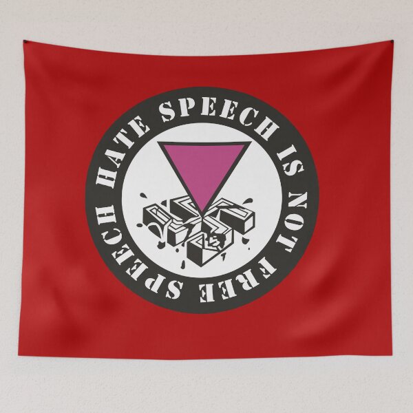 Item preview, hate speech is not free  speech designed and sold by remerasnerdas.