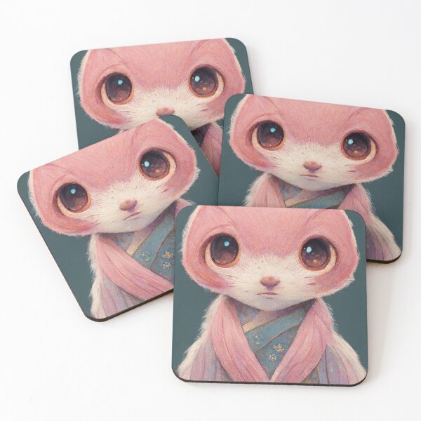 Item preview,  Cute Little Pink Squirrel Painting designed and sold by Pet Shelter.
