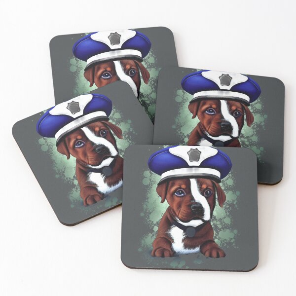 Item preview, Police Officer Dog Military Army Fireman K9 Canine Pet Lover Graphic Design designed and sold by PHZTees.