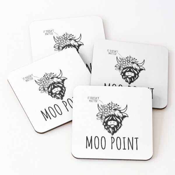Item preview, Moo Point Funny Cow designed and sold by KGoPrintables.