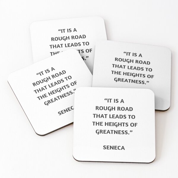 Item preview, Stoicism Quote  - Seneca on Greatness  designed and sold by Inspirationmotivation.