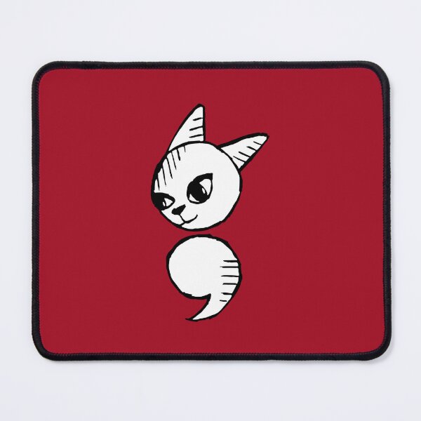 Item preview, Semicolon Cat designed and sold by THROUGH-LIFE.