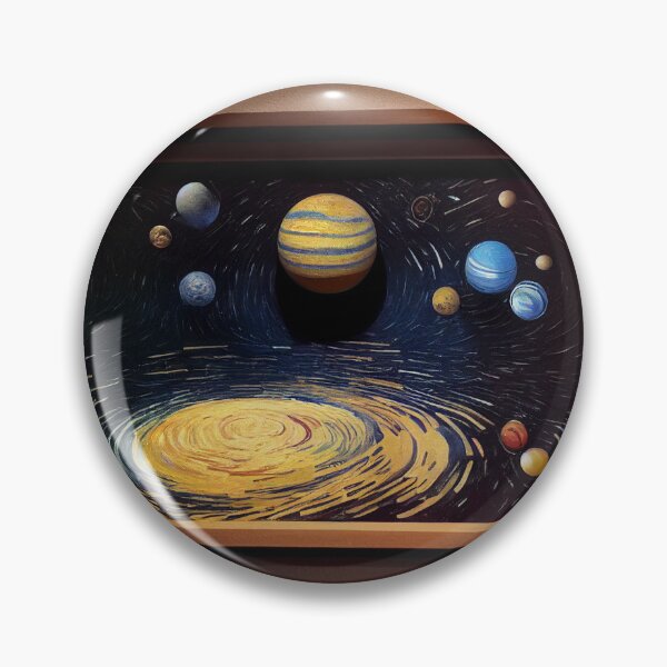 Item preview, Planets & Moons x Van Gogh designed and sold by GrassrootsGreen.