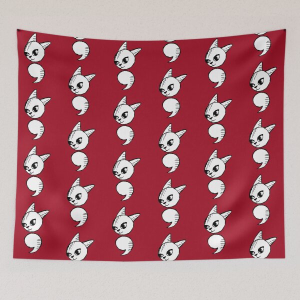 Item preview, Semicolon Cat designed and sold by THROUGH-LIFE.