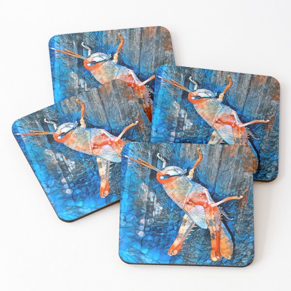 Item preview, Insect Vagrant Grey Bird Grasshopper Schistocerca Nitens (02) designed and sold by SanArtcisco.