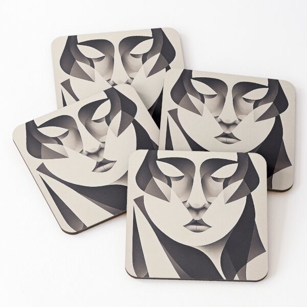 Item preview, Face of a woman in abstract modern fine art look. designed and sold by mrlongfield.
