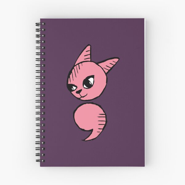 Item preview, Semicolon Cat designed and sold by THROUGH-LIFE.