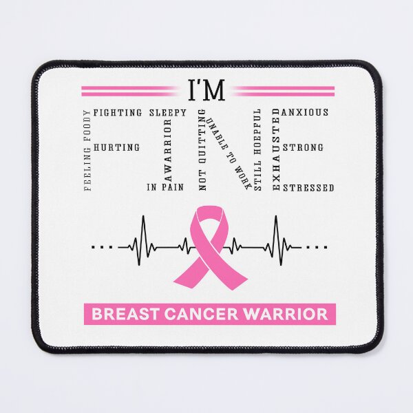 Item preview, I'm Fine Breast Cancer Warrior Support Breast Cancer Awareness Gifts designed and sold by rechardtee.