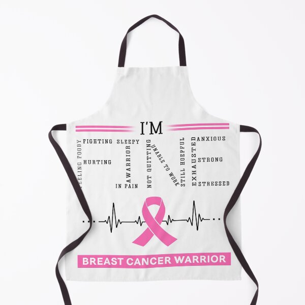 Item preview, I'm Fine Breast Cancer Warrior Support Breast Cancer Awareness Gifts designed and sold by rechardtee.